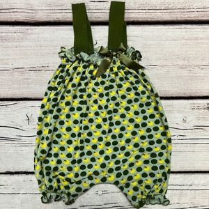 Tomato print Kickee pants romper size 6-12 months - PLEASE READ